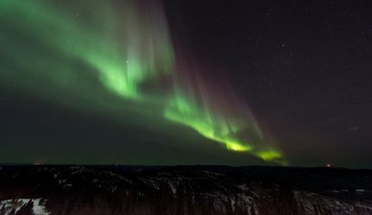 Norðurljós Northern Lights over Iceland